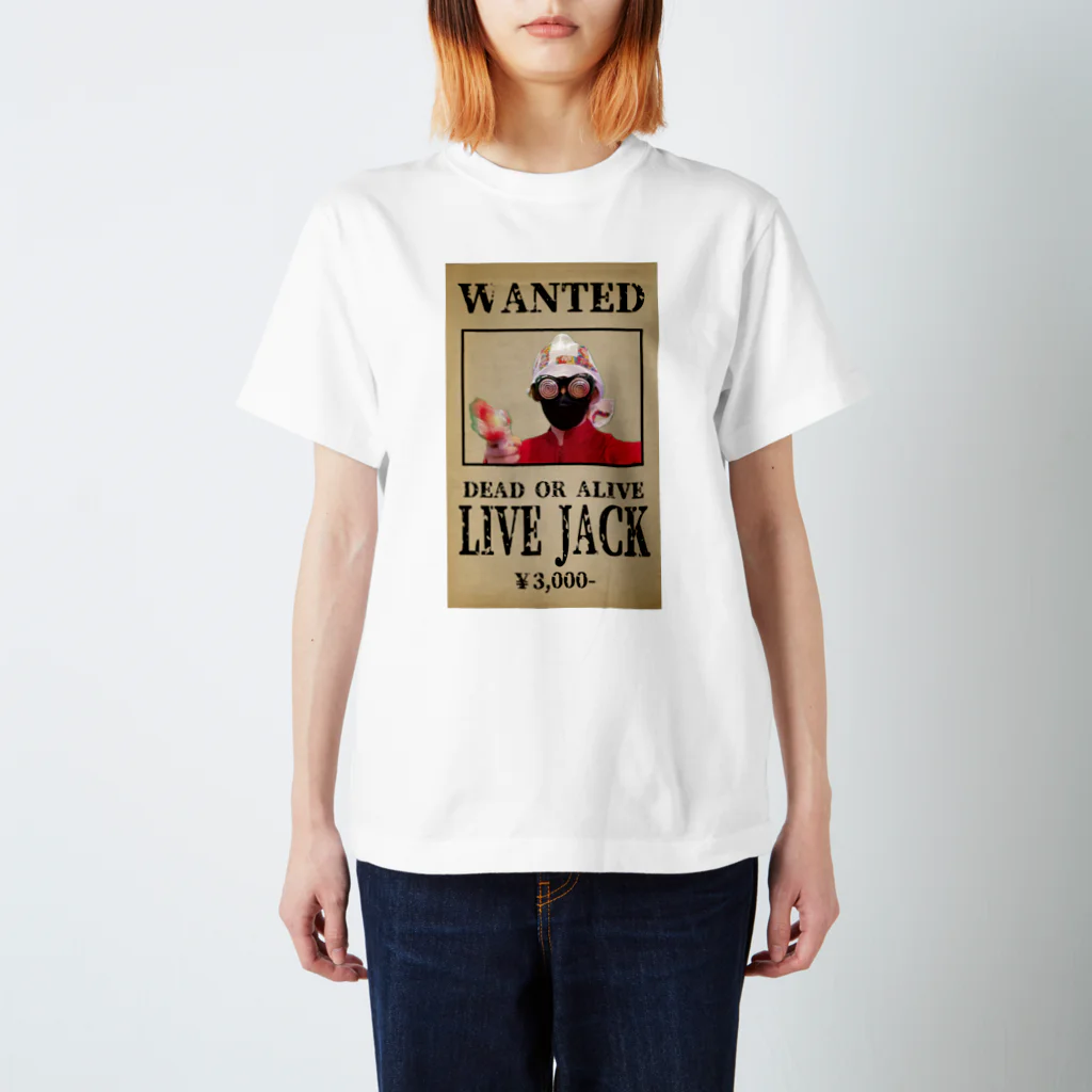 【公式】ハンティングゆうのウォンテッドライブジャック Regular Fit T-Shirt