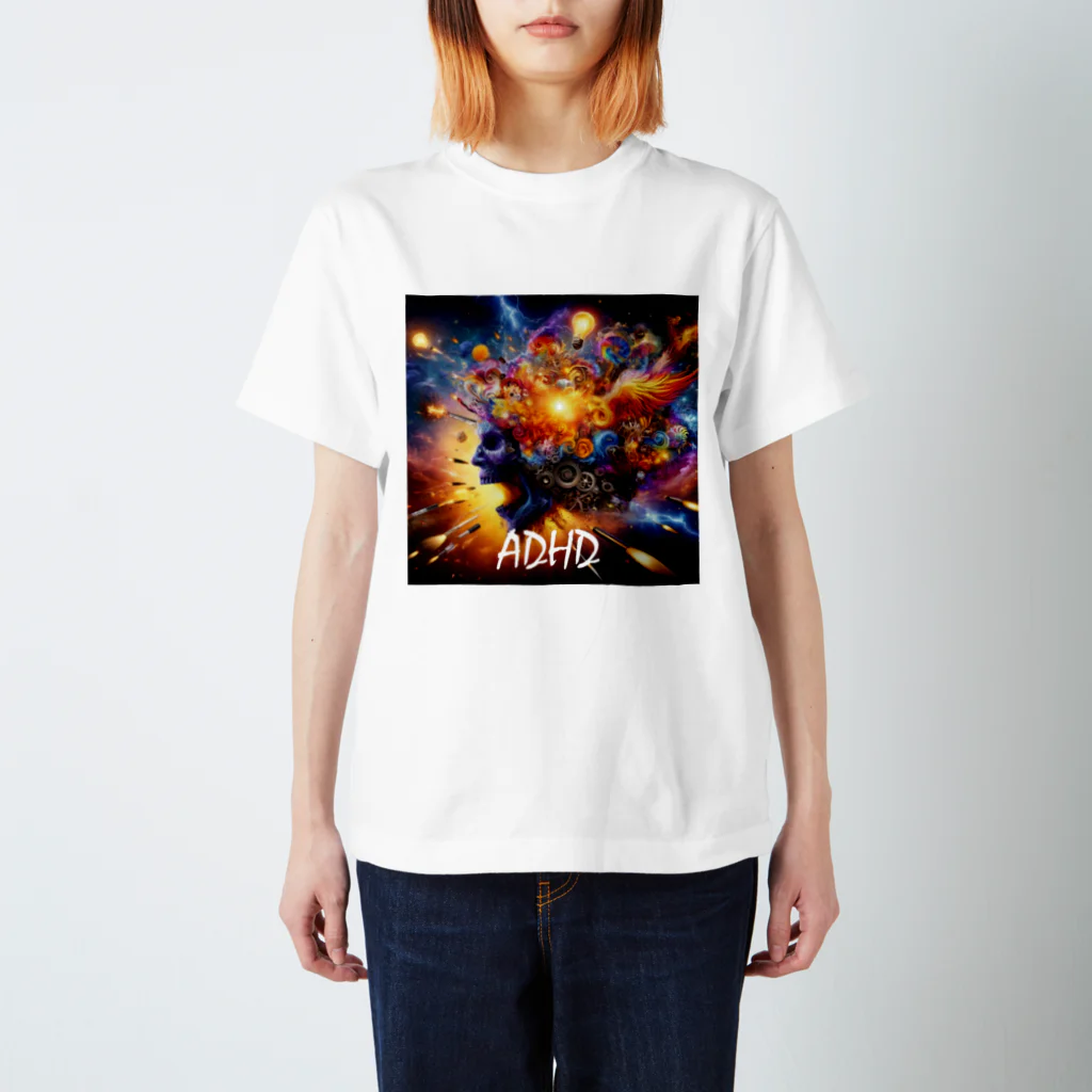 greenartのADHD 　爆発的思考力 スタンダードTシャツ