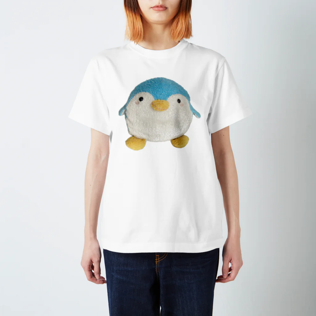 福井かほの毛玉のペンギンぬいぐるみ スタンダードTシャツ