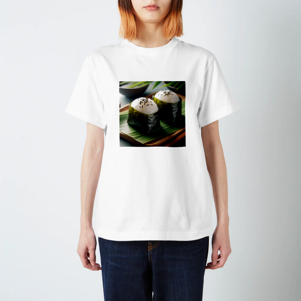 日本の風景 COOL JAPANの日本の風景:お母さんの味''おにぎり" "おむすび''、Japanese scenery: Mom's taste rice balls "Onigri" "Omusubi" Regular Fit T-Shirt