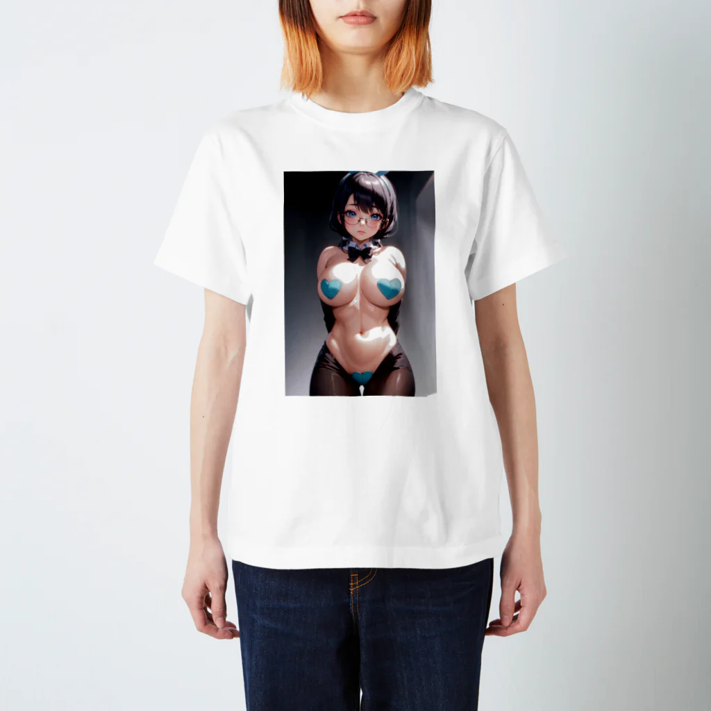 美少女学院の黒髪美少女　美鈴ちゃん　逆バニー Regular Fit T-Shirt