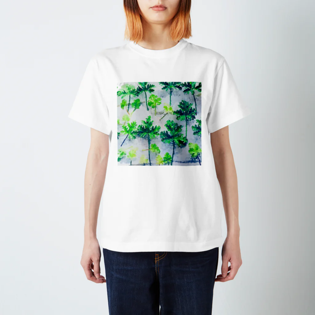 yunyunlivvyのleaf Regular Fit T-Shirt