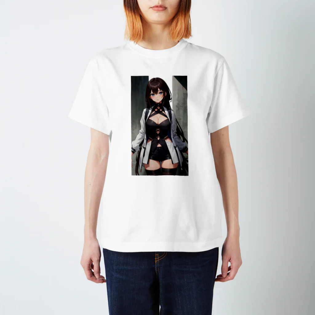 pukurou2096のロングヘアのお姉さん スタンダードTシャツ