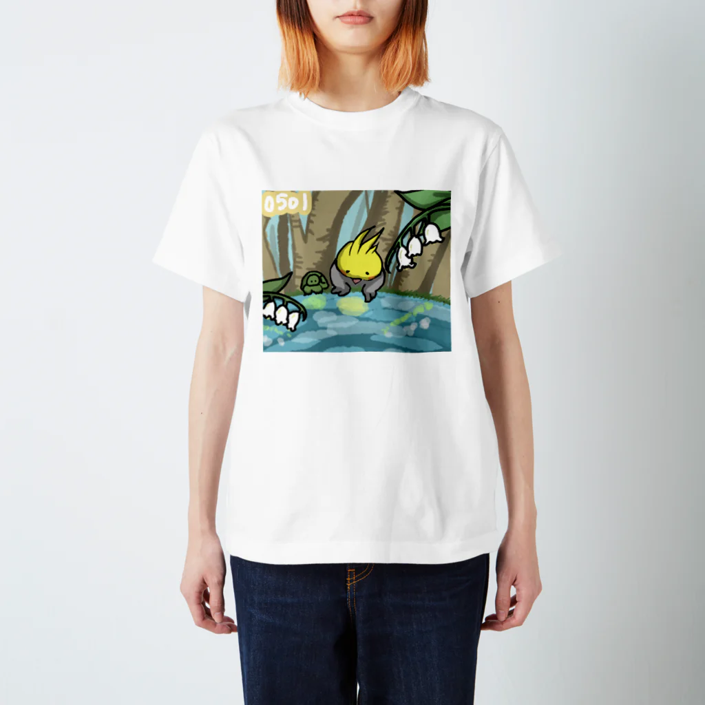 🐥ゆる(いイラストで生き物を)愛(でたい)の今日という日のためのTシャツ(5/1) Regular Fit T-Shirt