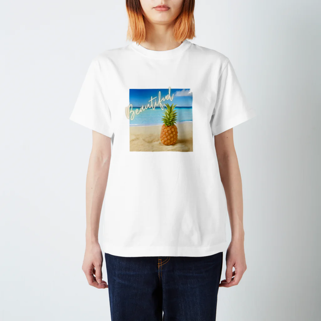 ぱいなっぷる王国のパイナップルシリーズ Regular Fit T-Shirt