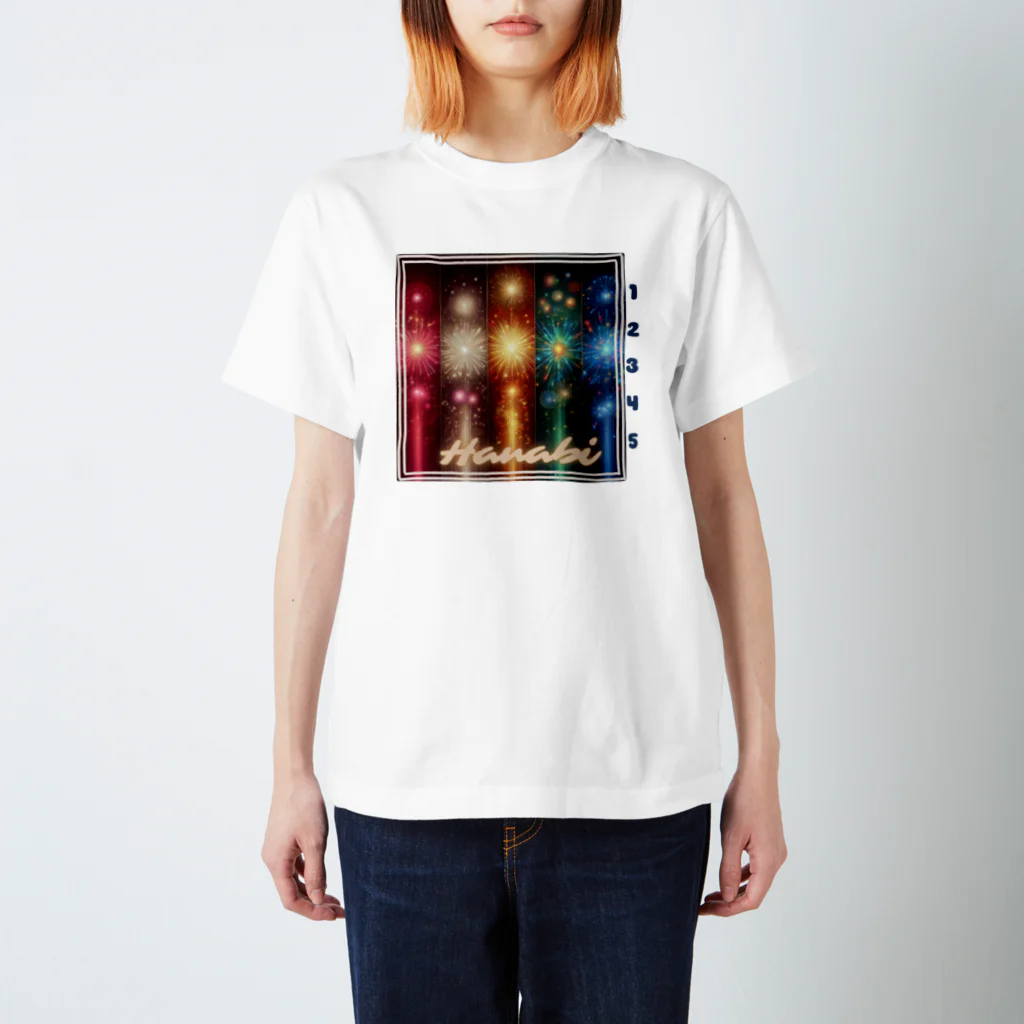 LucyDiamondのみんなで花火を打ち上げよう⭐︎ボードゲーム スタンダードTシャツ