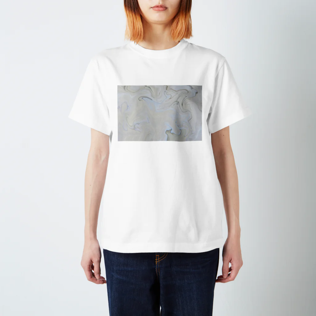 CHOUCHOU_シュシュの大理石風マーブル Regular Fit T-Shirt