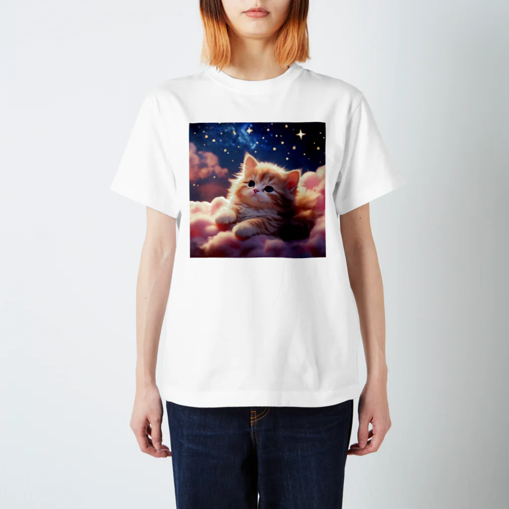 yielanggo007のキラキラ大好き子猫 Regular Fit T-Shirt