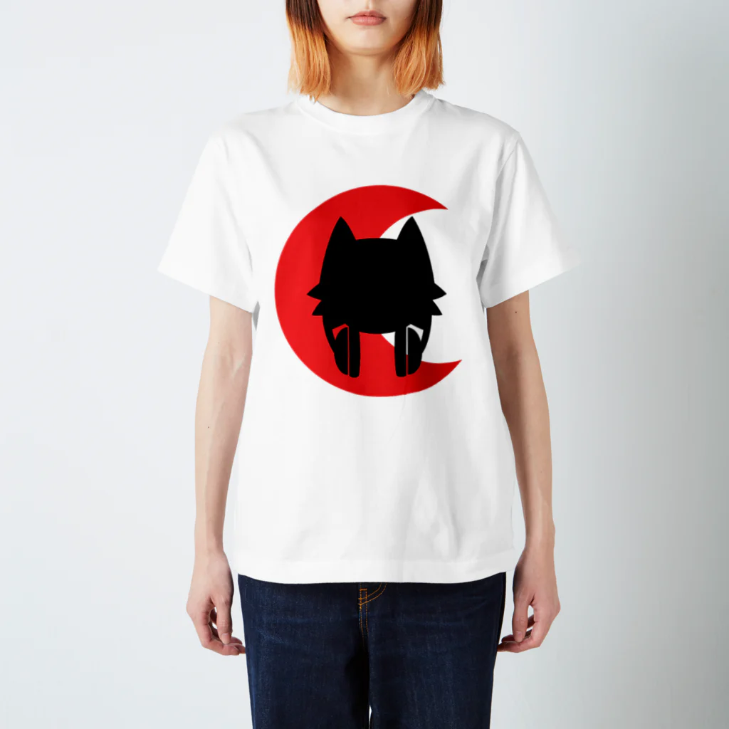 🐺赤猫🐱工房の赤猫オリジナルグッズ01 スタンダードTシャツ