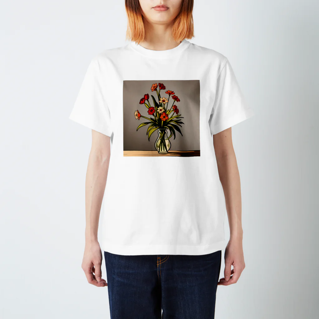 samenoa81の花瓶と花 Regular Fit T-Shirt