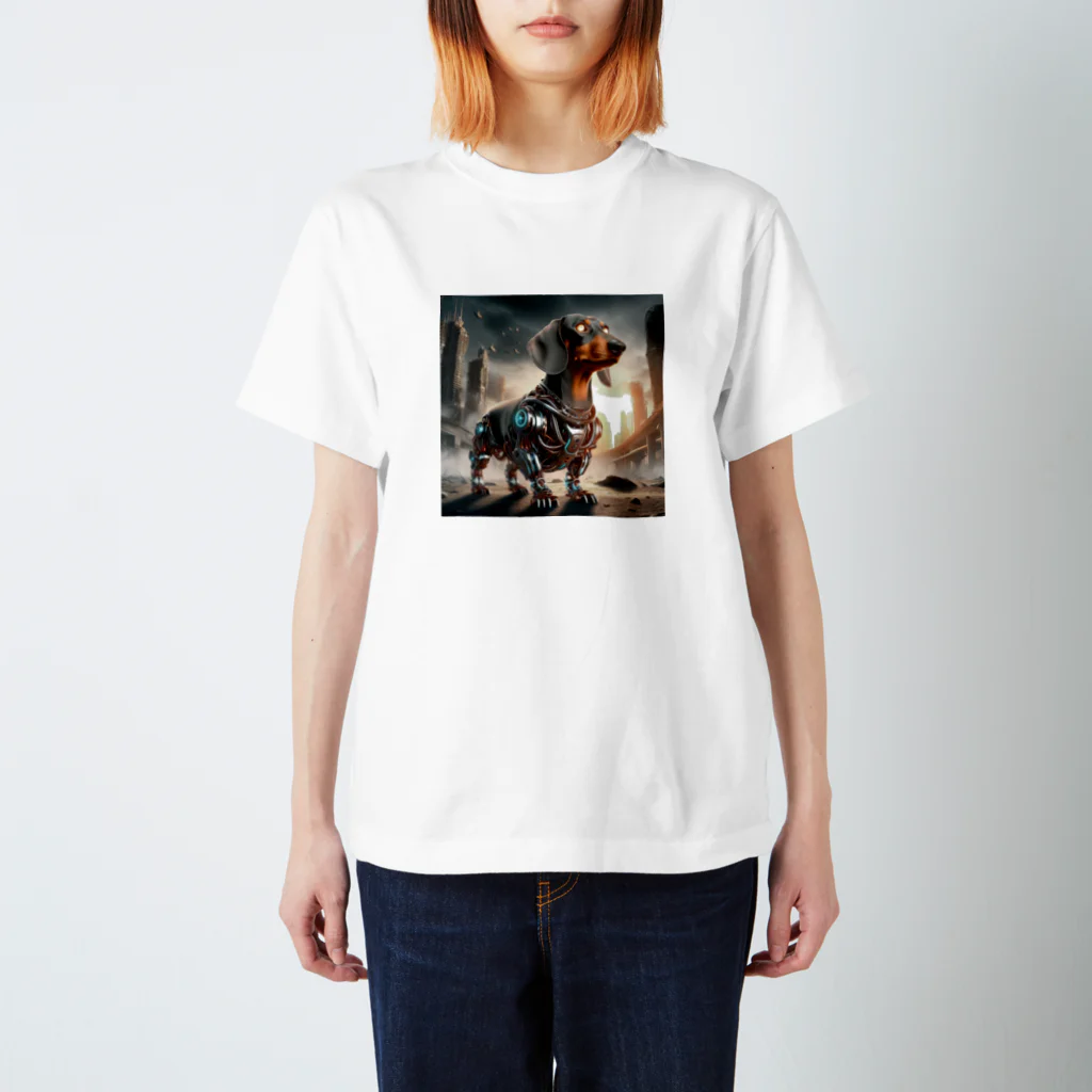 robinmasukuのダックスロボ Regular Fit T-Shirt