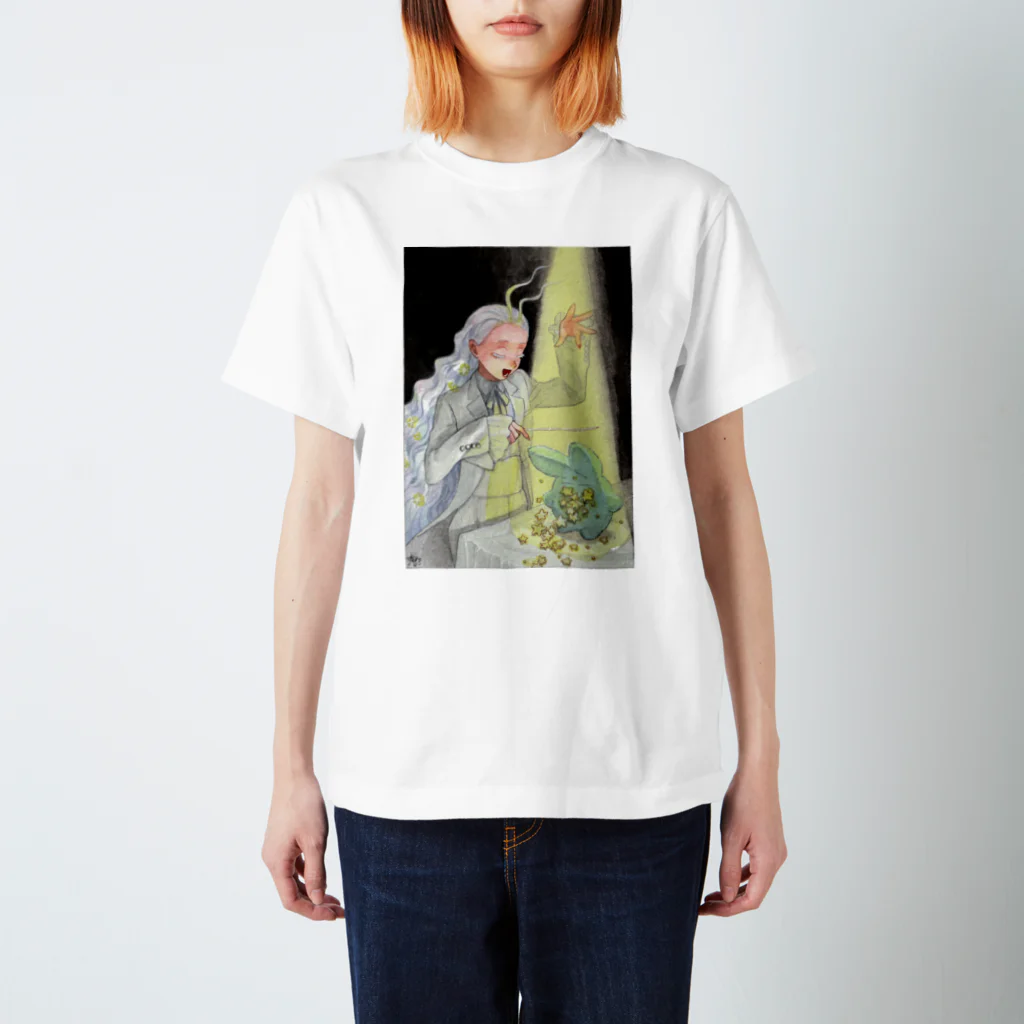 suwamiSHOP SUZURIのすわみ絵画「罰」2024 Regular Fit T-Shirt