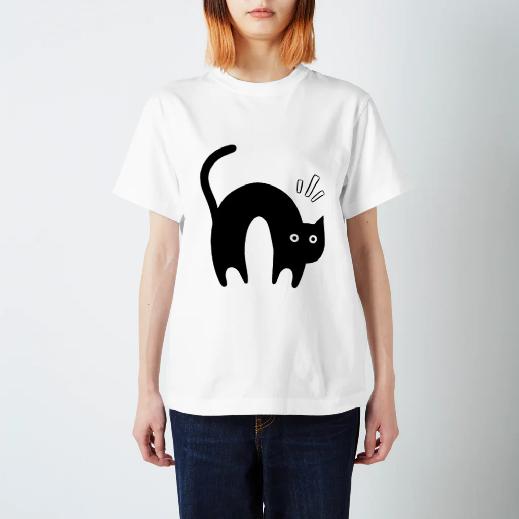 はる_社務所の黒猫５ スタンダードTシャツ