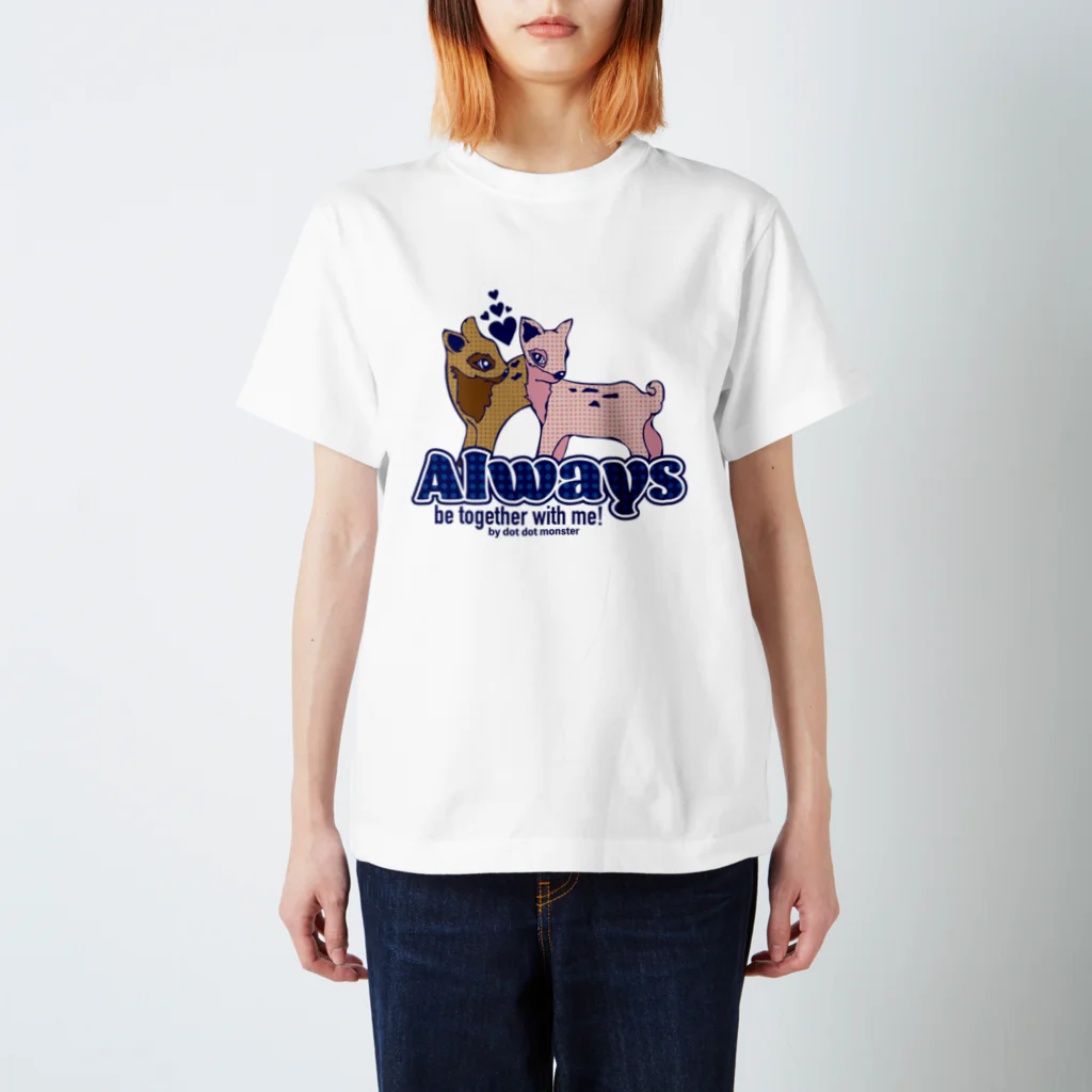 dot.dot.monsterのAlways be together Regular Fit T-Shirt