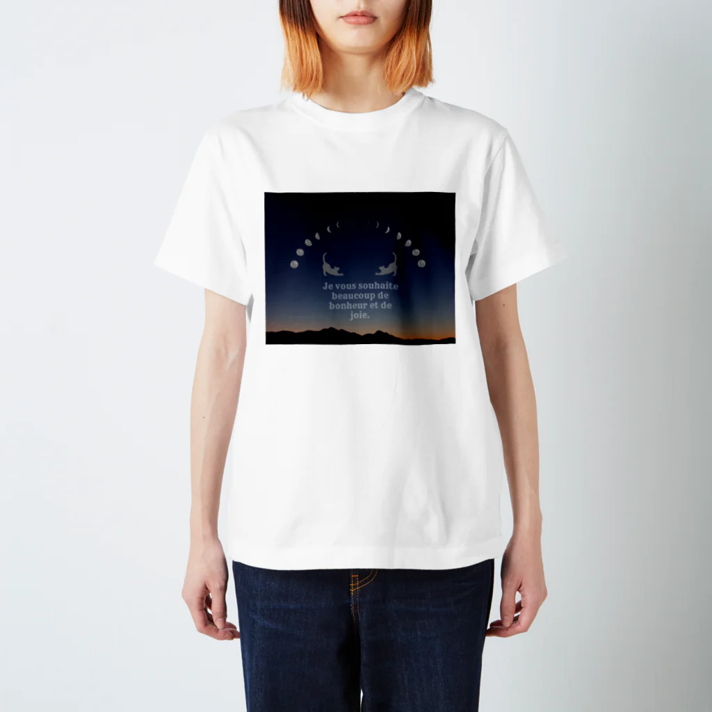 Atelier Promenade De Chatの🌒🌓🌔🌕🌖🌗🌘🌒 スタンダードTシャツ