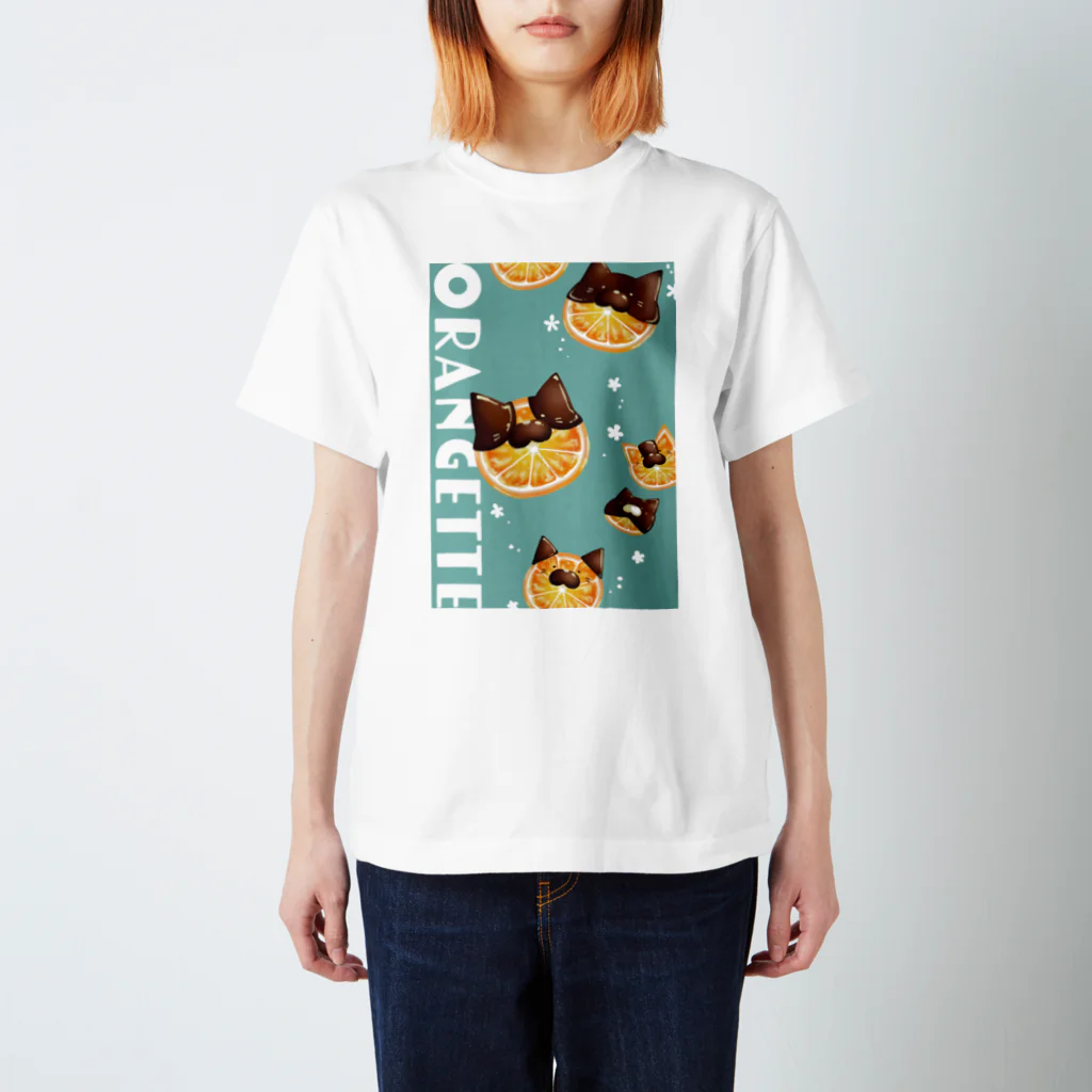 きょうの彩のねこオランジェット Regular Fit T-Shirt