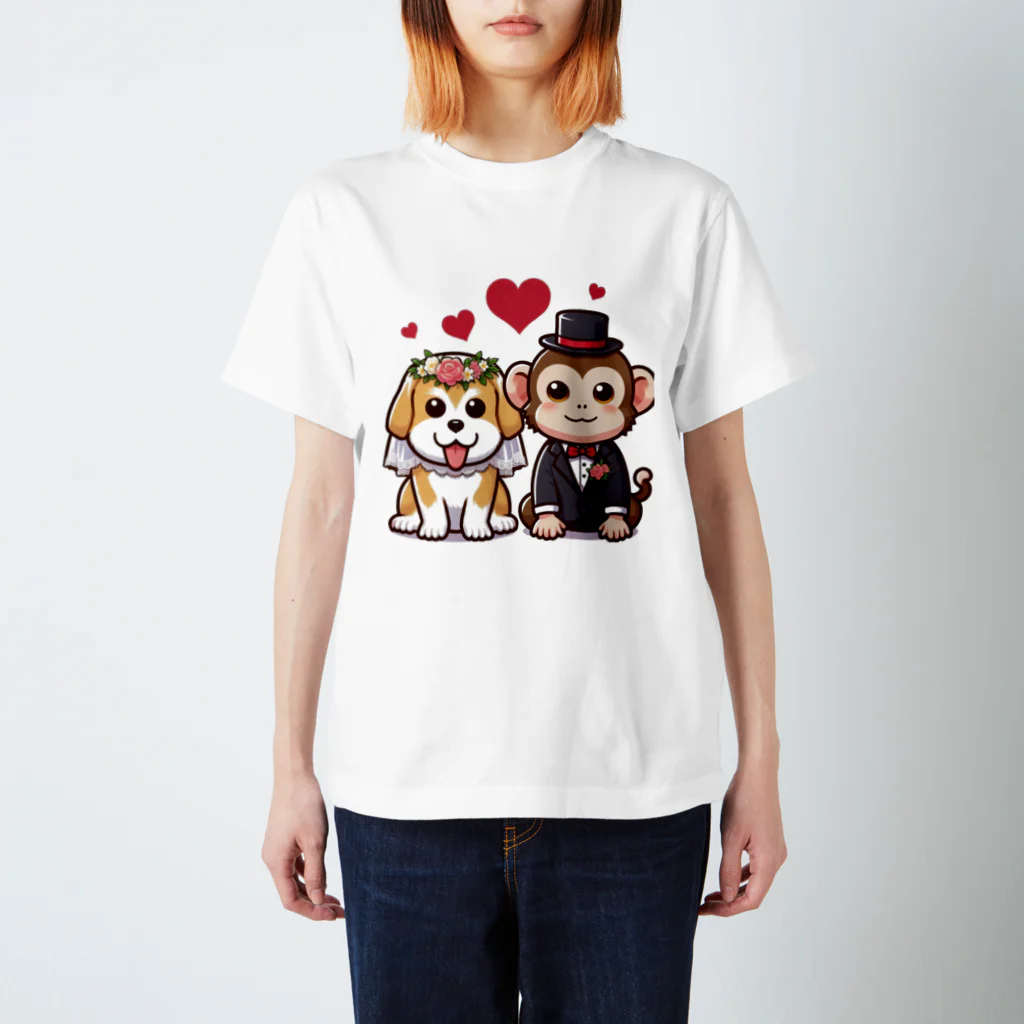 HERAX(へラックス）2号店の犬猿の仲～愛の力で仲良し～ スタンダードTシャツ