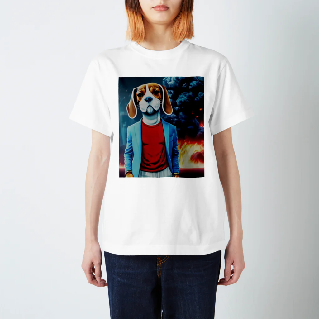 マルワーク S.Z.R.のCITY HUNTING DOG スタンダードTシャツ