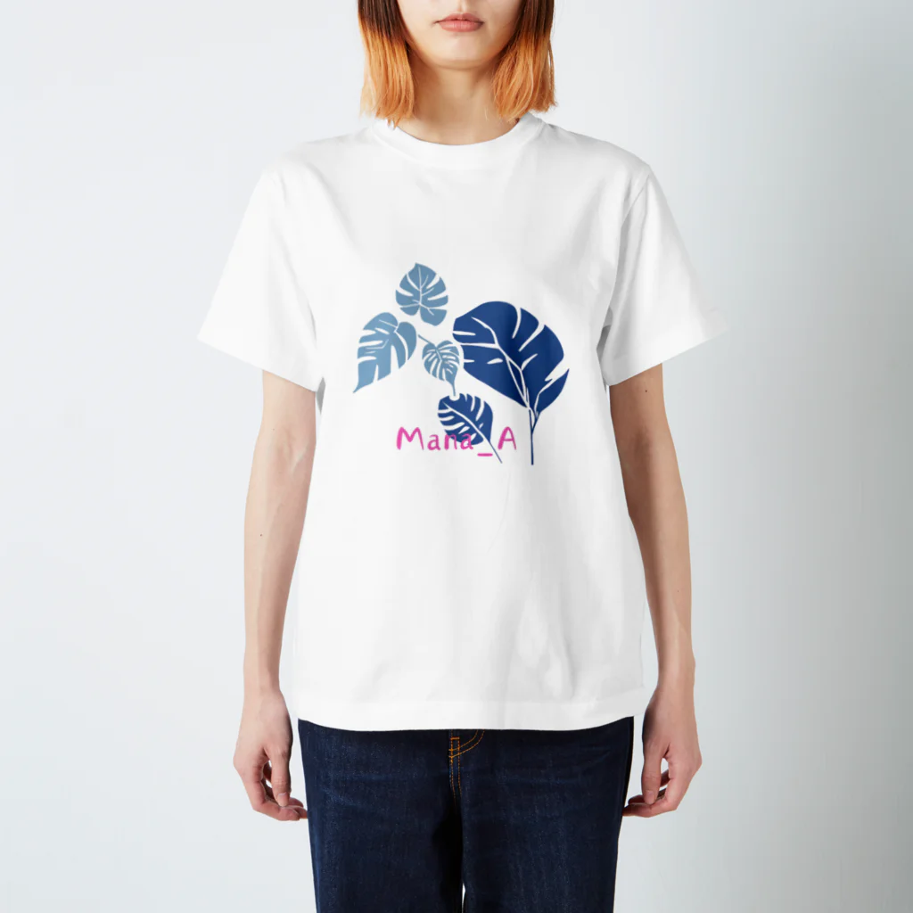 Mana Aのカラフルphilodendrons Regular Fit T-Shirt