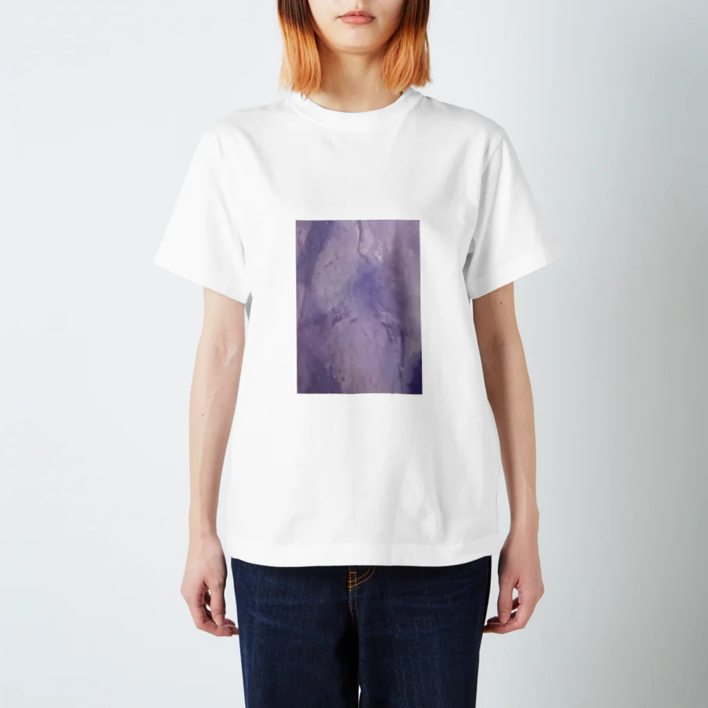 malxileの左官の壁　VIOLET スタンダードTシャツ