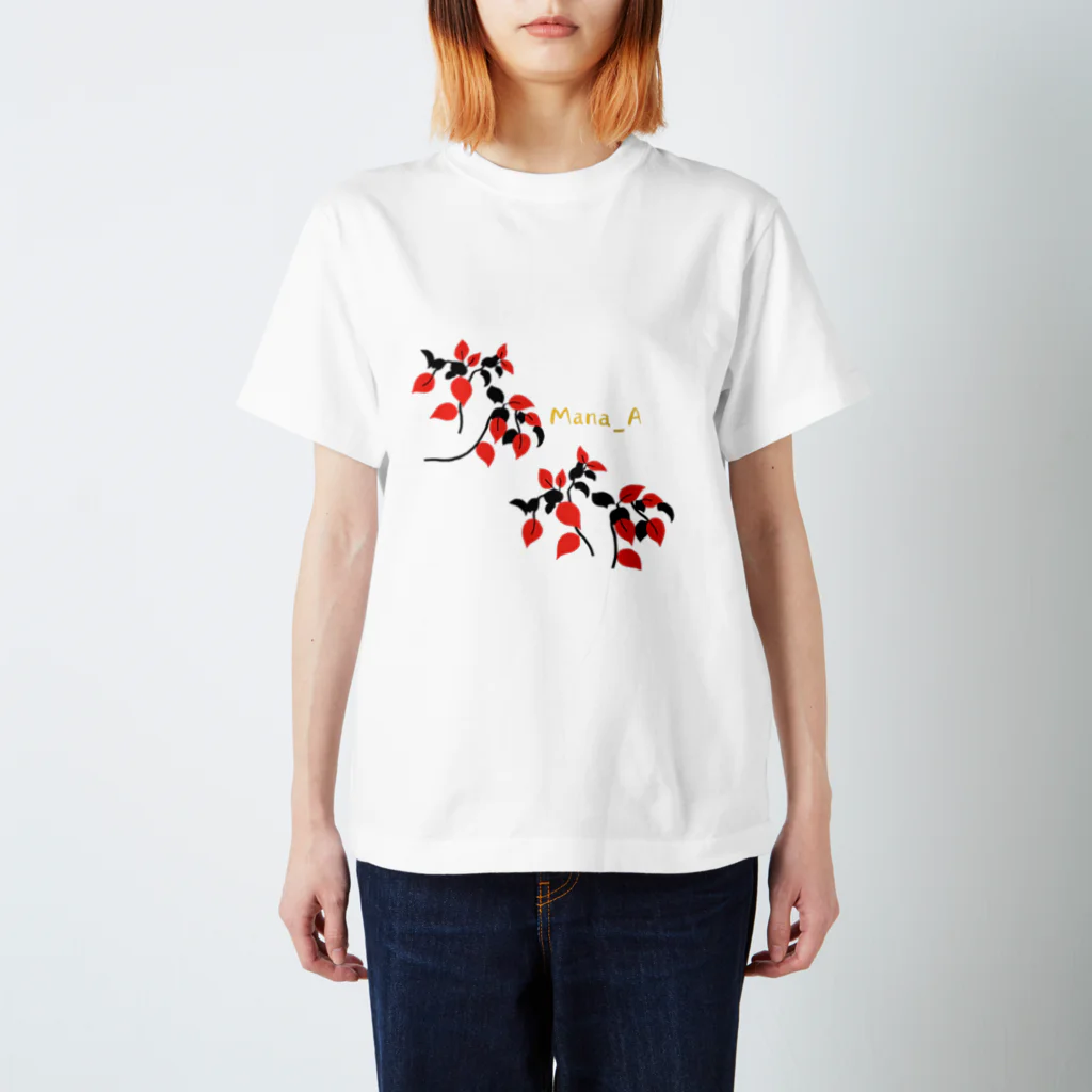 Mana Aのカラフルポトス Regular Fit T-Shirt