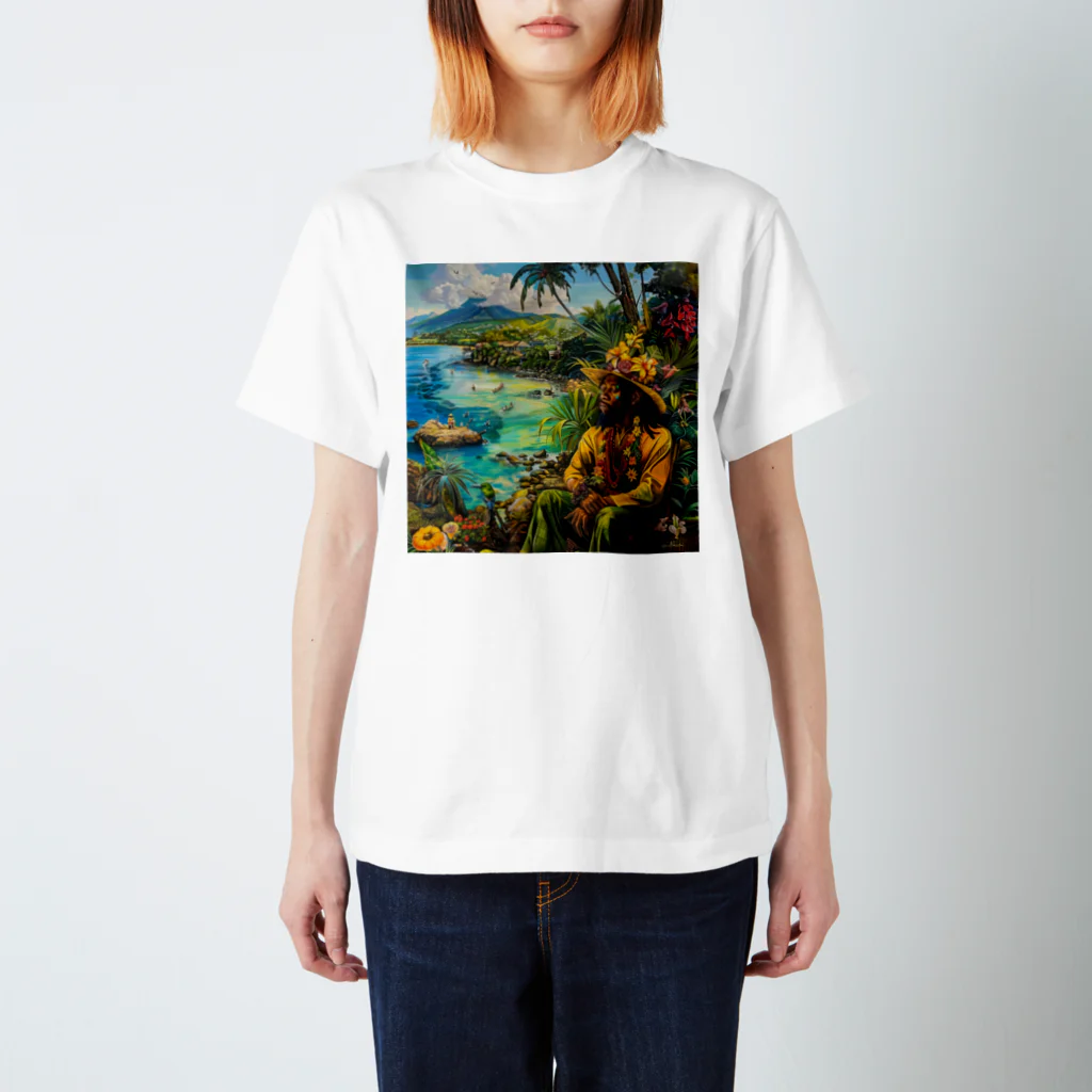 AQUAMETAVERSEのジャマイカ・ブルーマウンテン　Tomoe bb 2712 Regular Fit T-Shirt