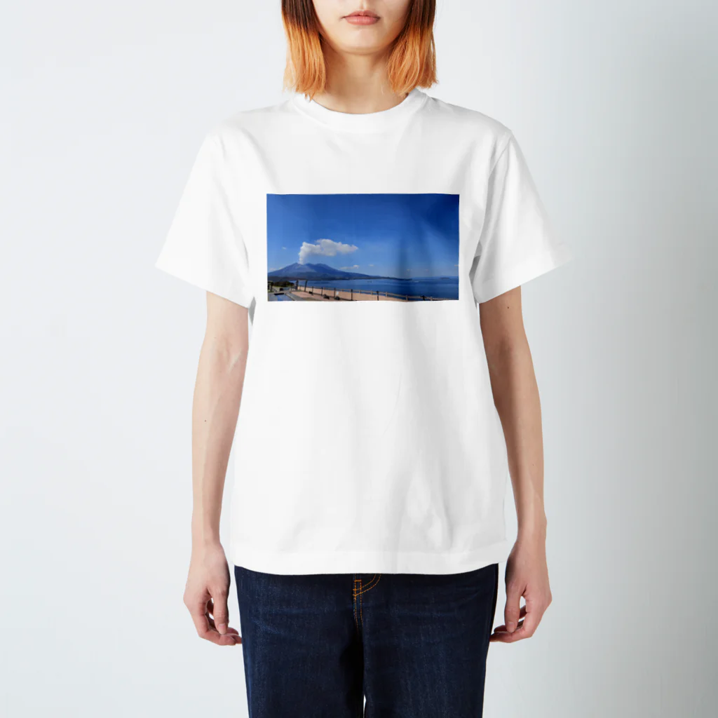 Palm🌴の桜島🌴南国鹿児島 Regular Fit T-Shirt