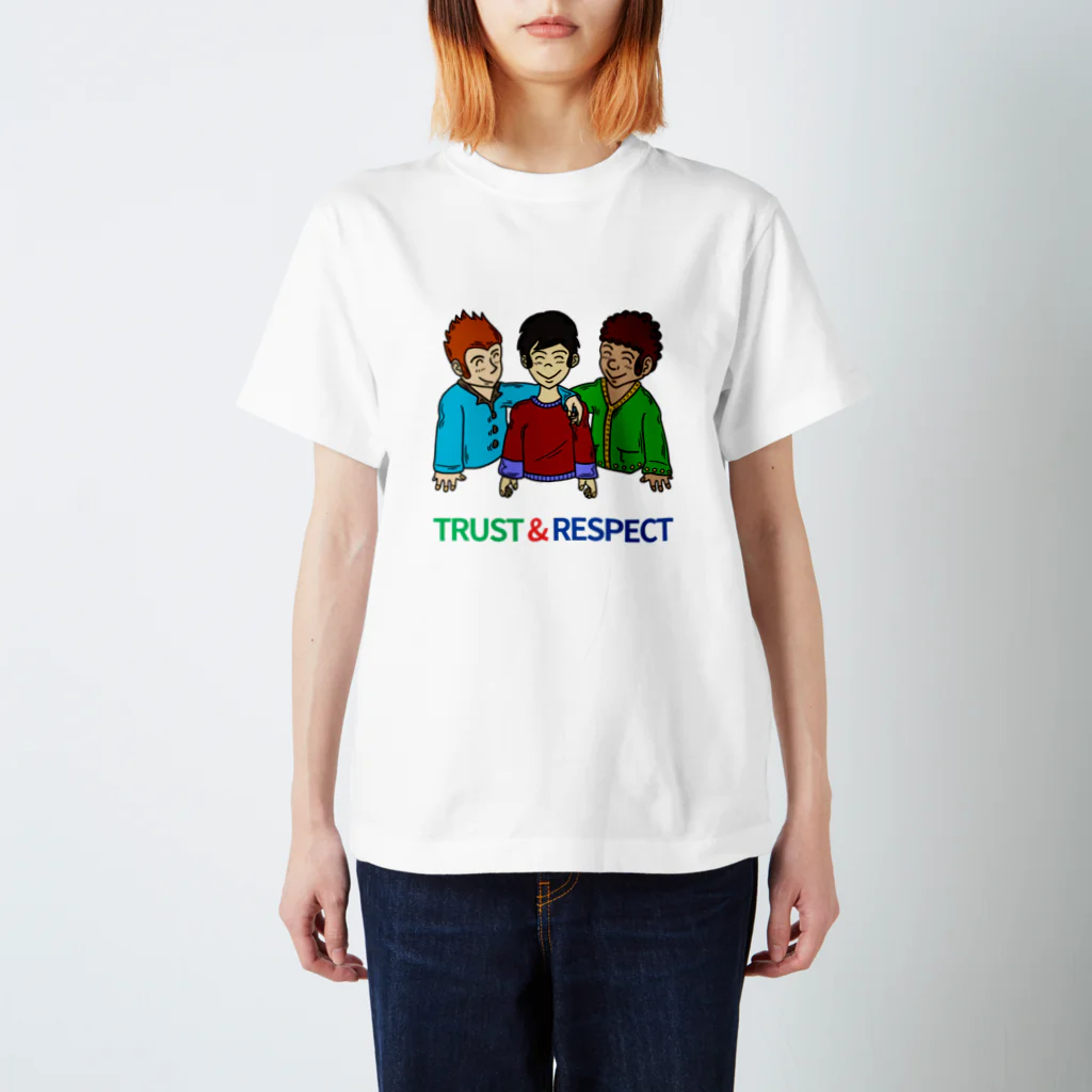 AwagoModeのTRUST&RESPECT Type1 (8) スタンダードTシャツ