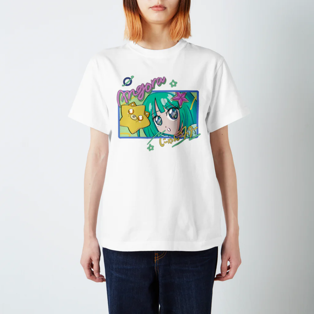 にゃんこスターのアパレルショップ「boutique AYUMI」の魔法少女ANGORAスタンダードTシャツ Regular Fit T-Shirt