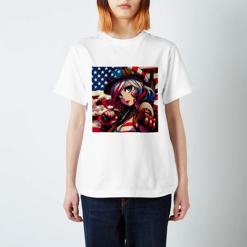 それなりのアメリカ姐さん スタンダードTシャツ