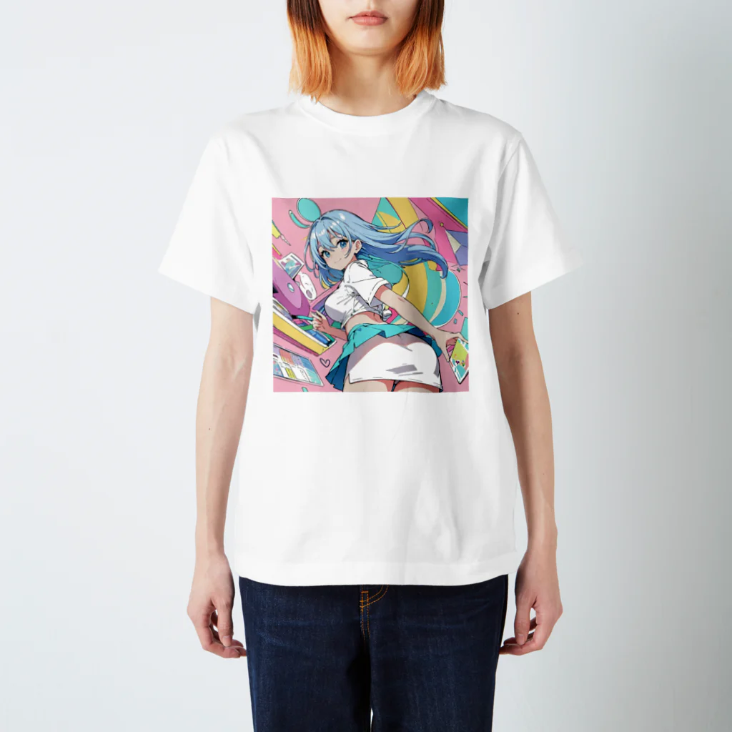 yozoraniyumeoの魔法オフィスレディ少女 スタンダードTシャツ