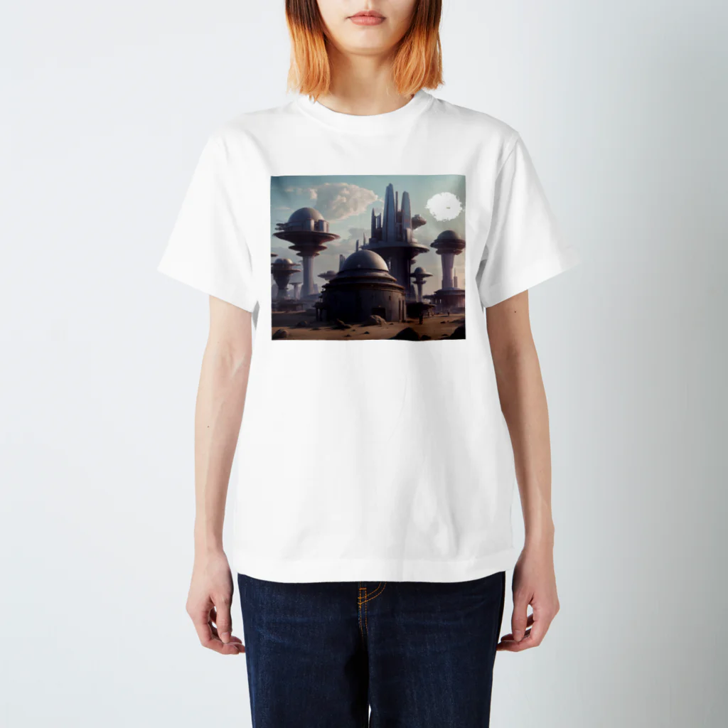 goblinakiyamaの未来風景 01 スタンダードTシャツ