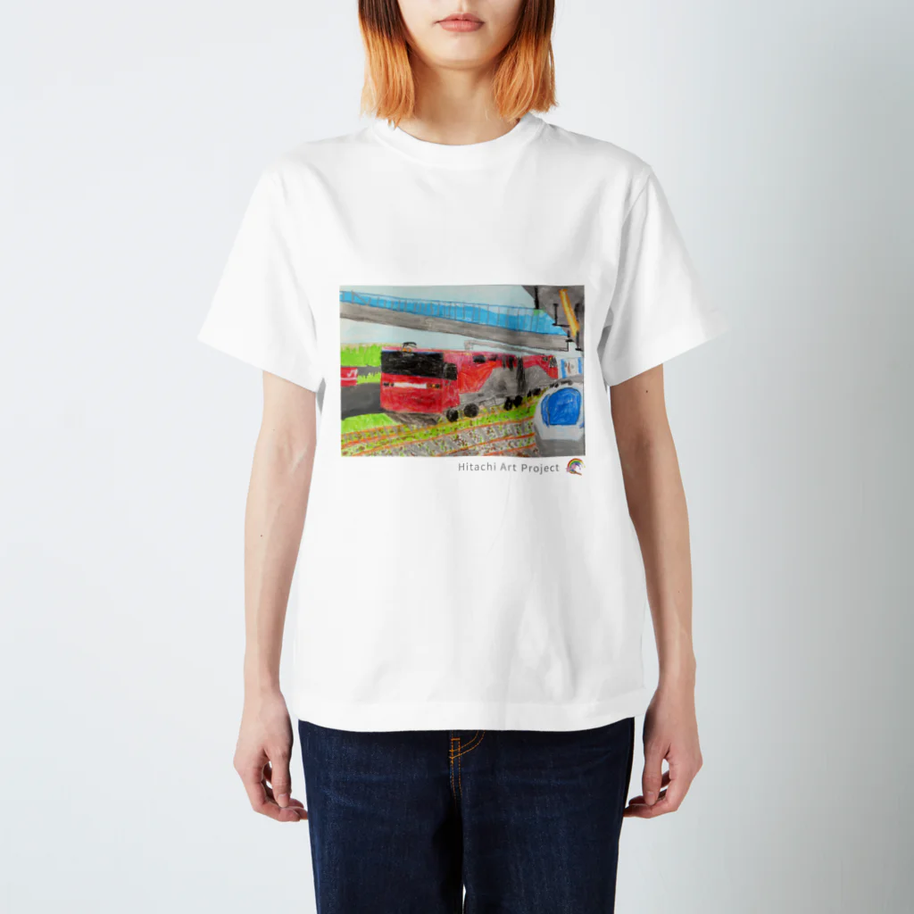 ひたちアートプロジェクト　Hitachi Art Projectの第8回公募展　だいすきなひたちえき Regular Fit T-Shirt