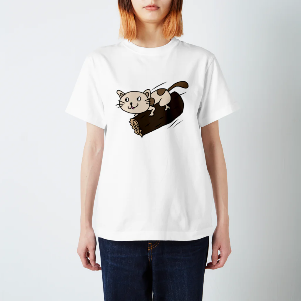 おできちゃんのとぶねこ Regular Fit T-Shirt