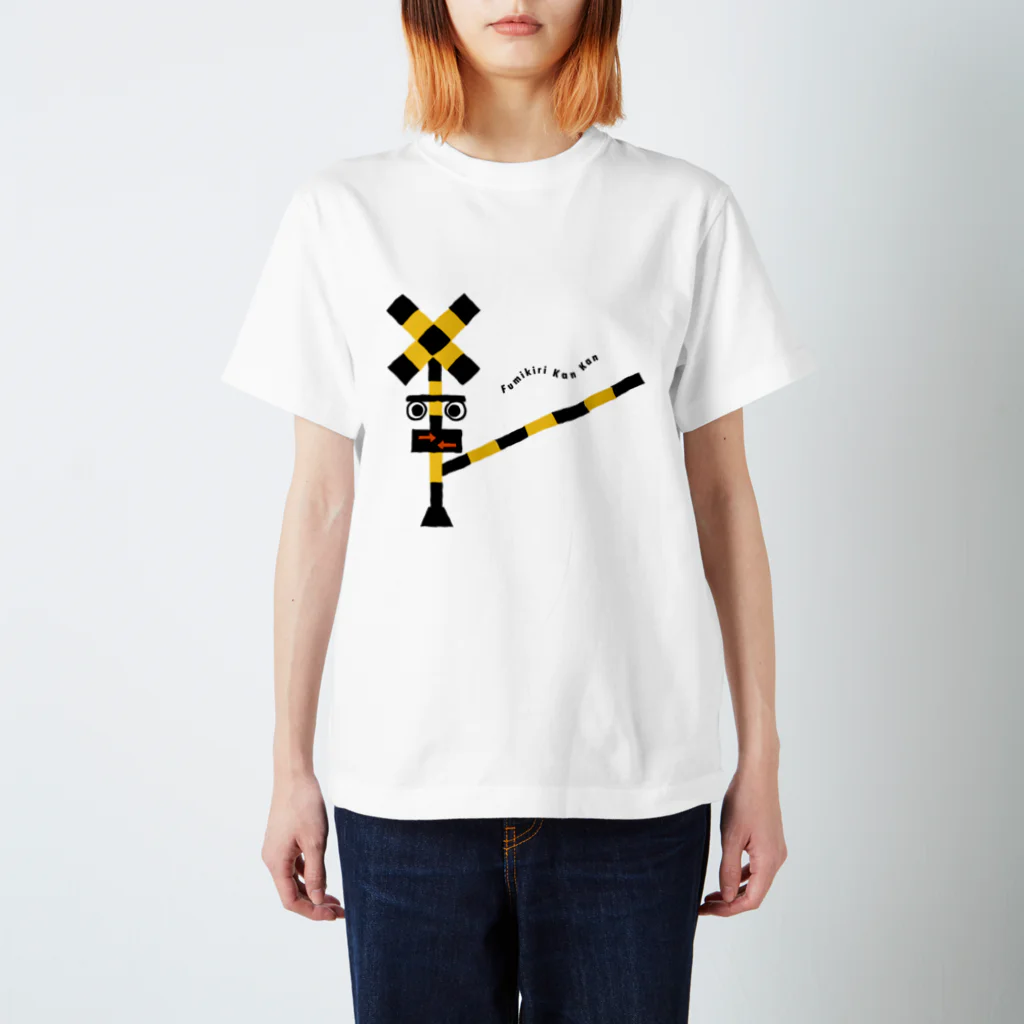 neko logoのふみきりかんかん Regular Fit T-Shirt