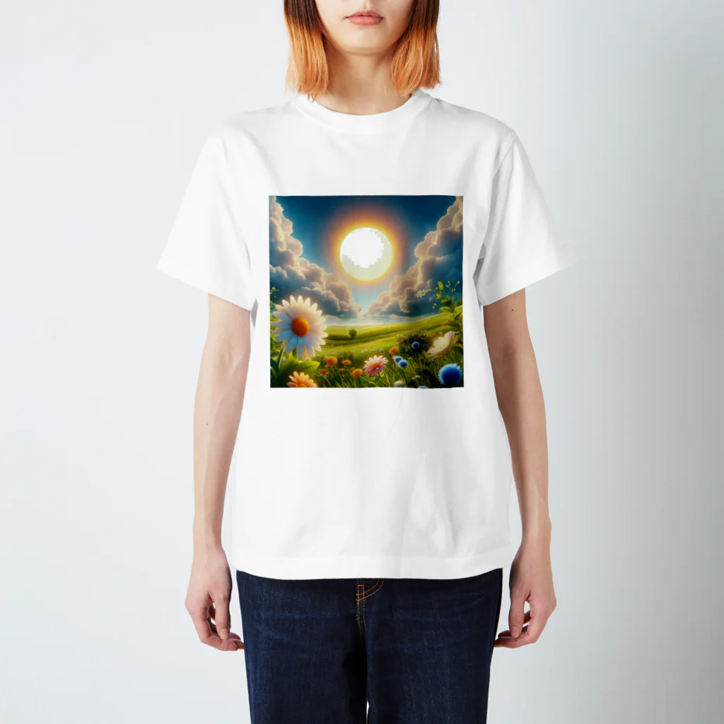 レールファン&スピリチュアルアイテムショップの太陽　サンサン Regular Fit T-Shirt