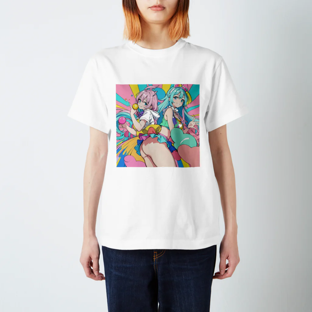 yozoraniyumeoの魔法サーカス姉妹少女 Regular Fit T-Shirt