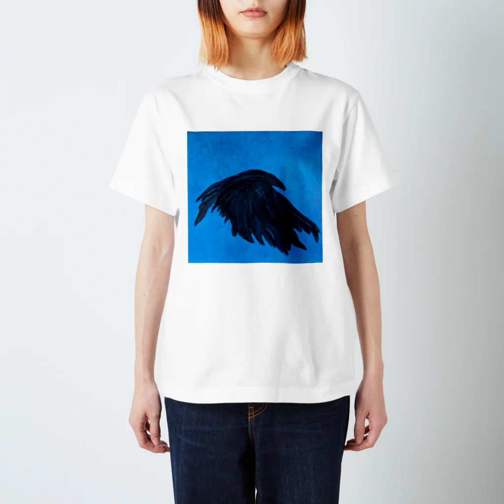 SAKI OTSUKAのkarasu/2 Regular Fit T-Shirt