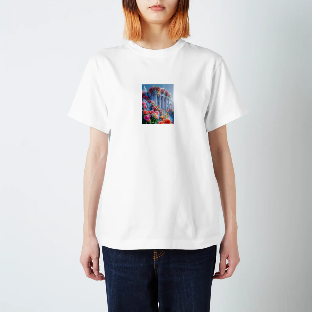 幻想ラボの「バラ色の夢の神殿」 Regular Fit T-Shirt