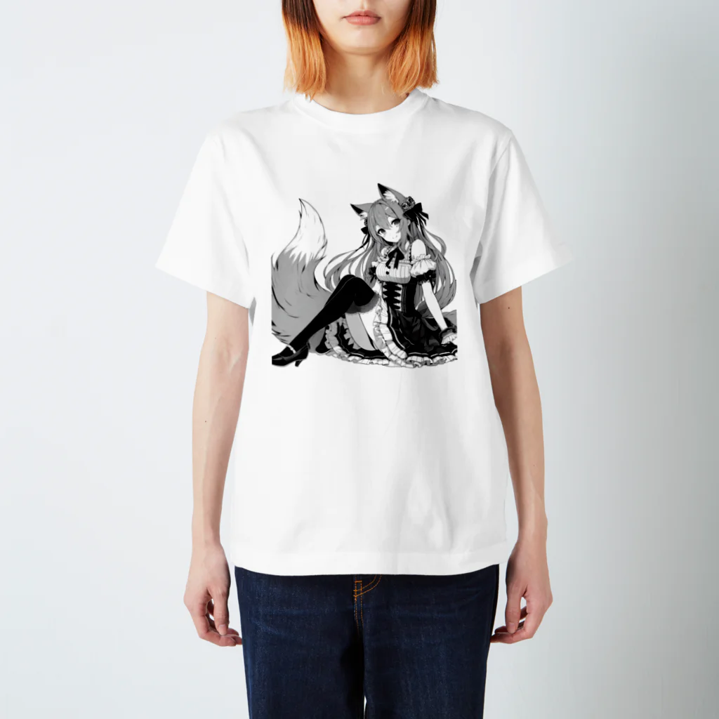 Fox_d.ogのFoxgirl.dress.1 スタンダードTシャツ