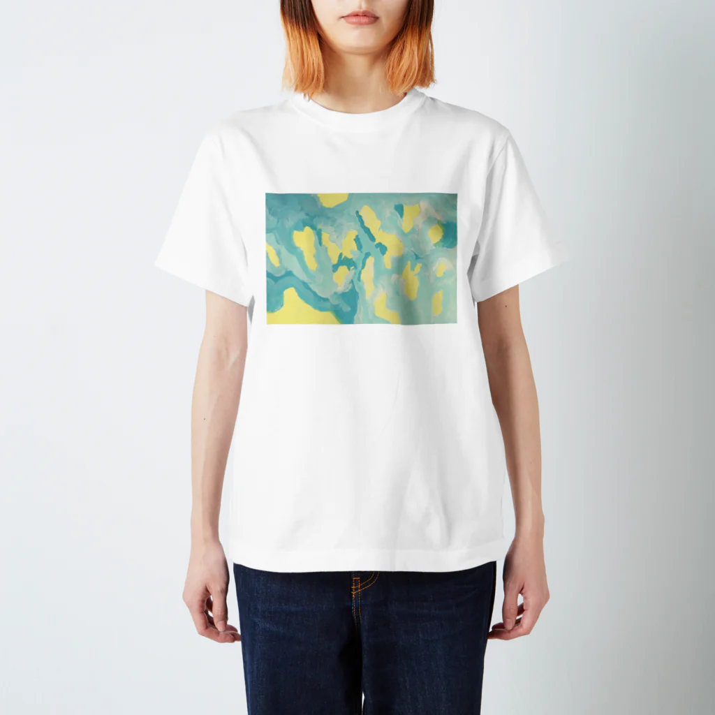 抽象画家ShizukiKagawaのひらひられもん スタンダードTシャツ