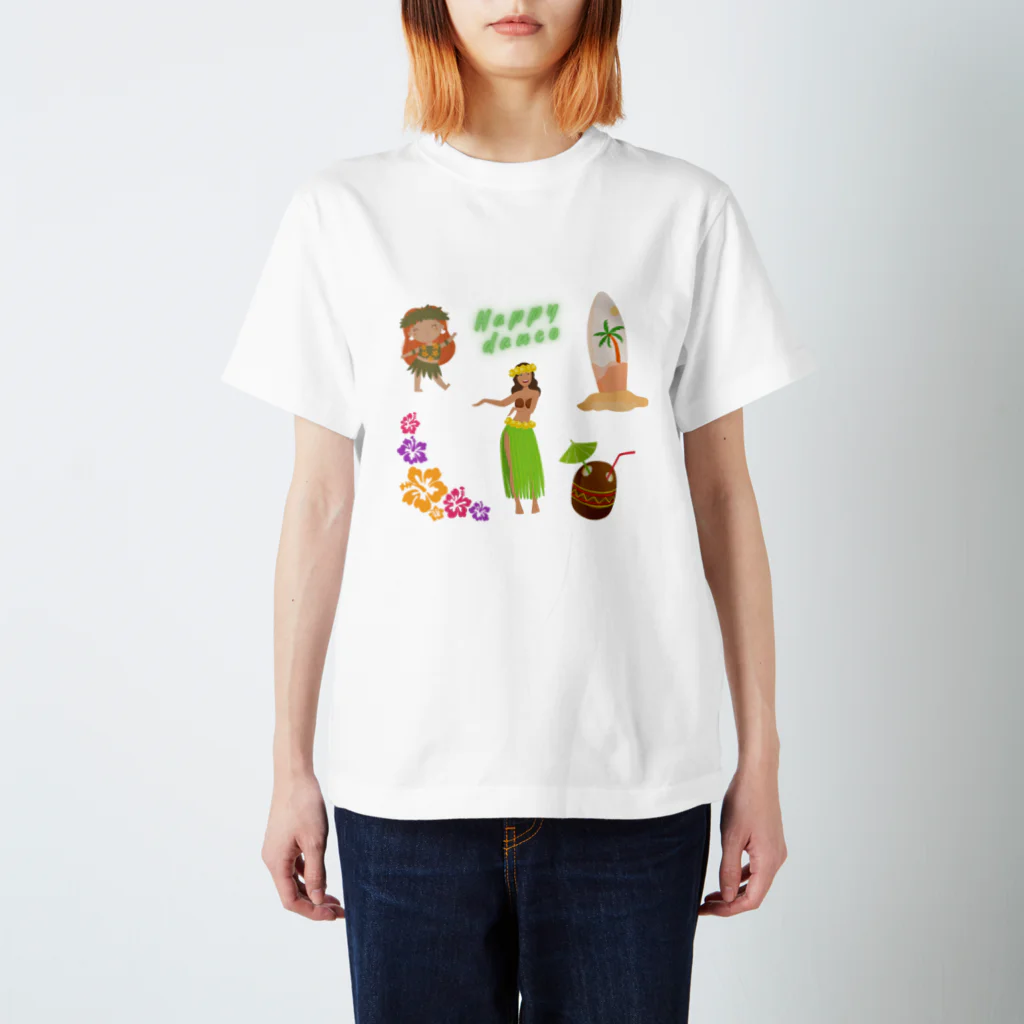 るんるんshopのHAPPY DANCE スタンダードTシャツ