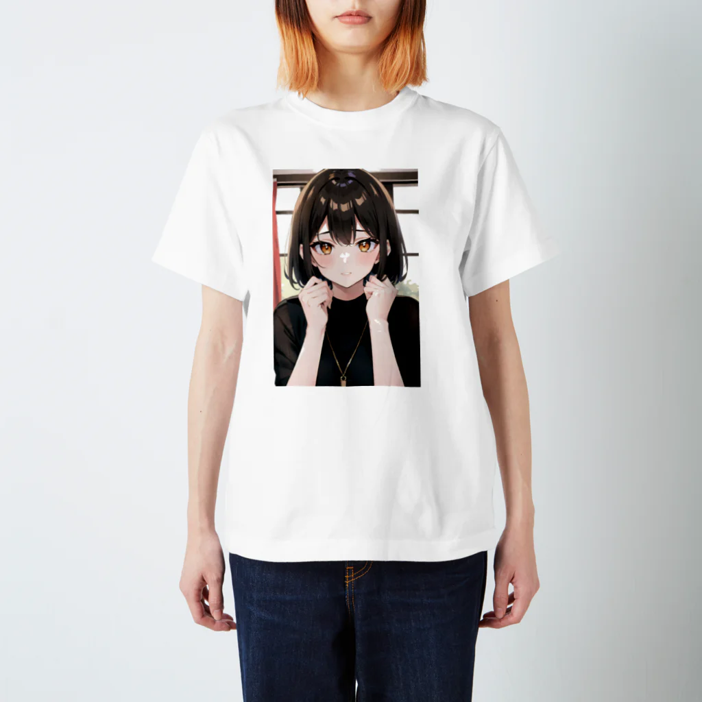 杉ぃ丸AI絵師の裕子さんTシャツ スタンダードTシャツ