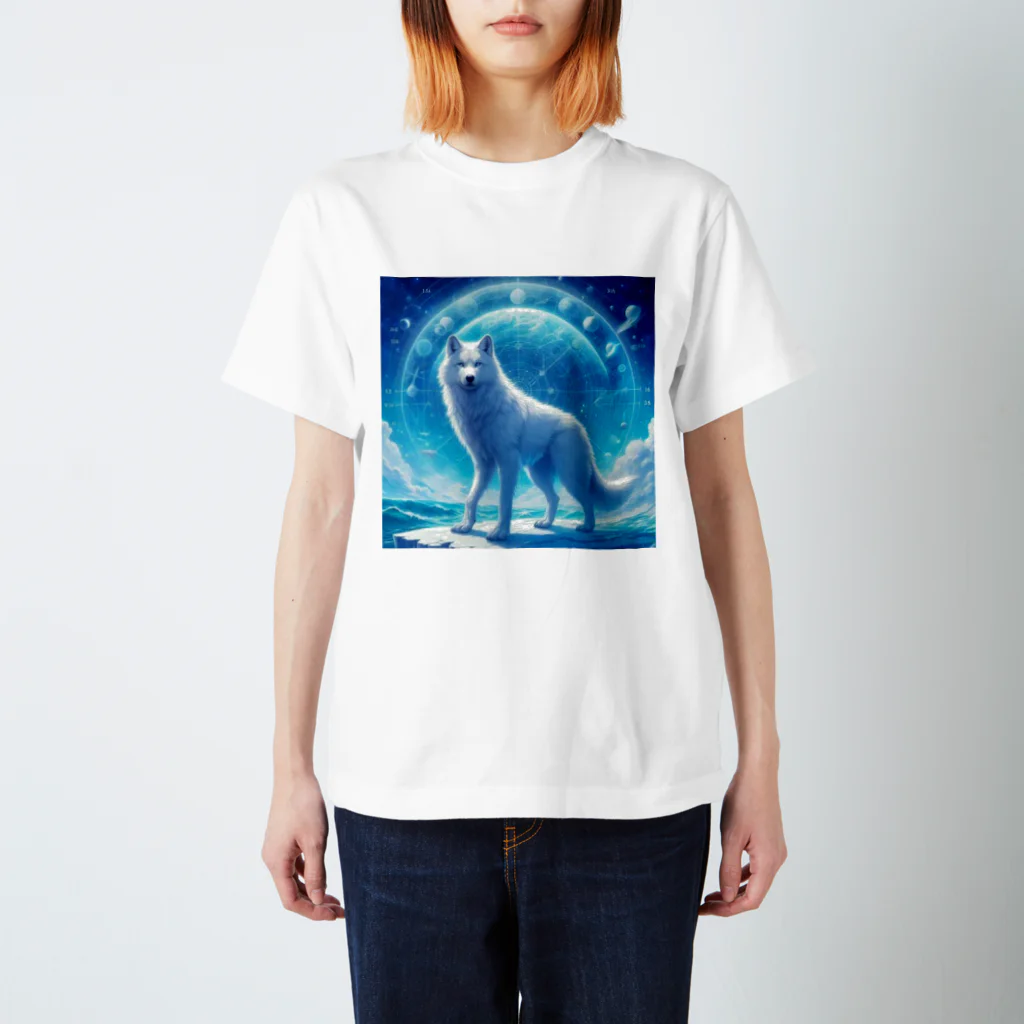 forecastの白いオオカミ Regular Fit T-Shirt