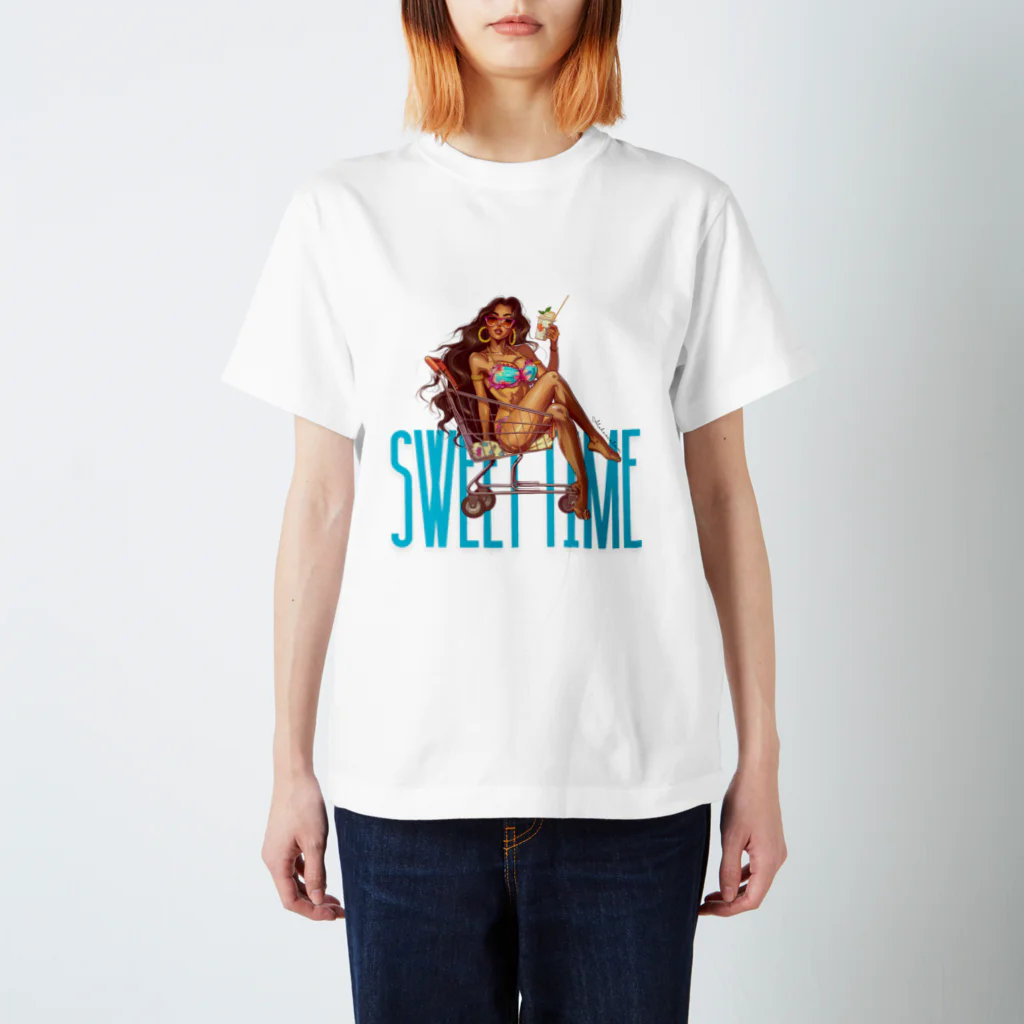 alohayurinのSweet time Regular Fit T-Shirt