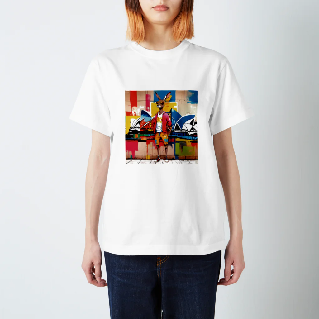 GRAFFITYのkanagroo-man-1 スタンダードTシャツ