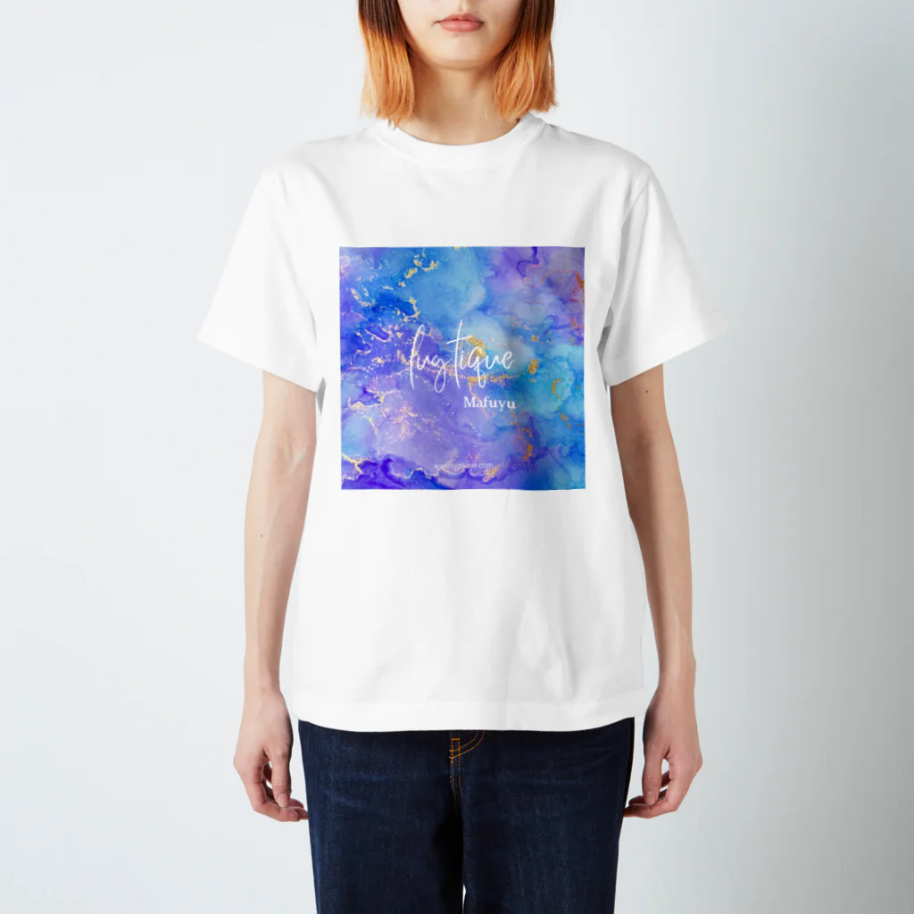 Mafuyuの手描きアートのルミナス手描き水彩画アート スタンダードTシャツ