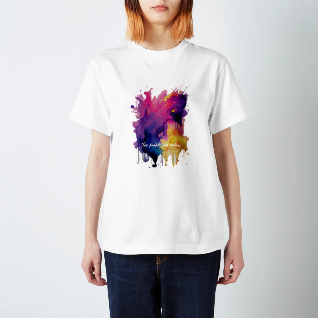 OPNの006_Ten people, ten colors スタンダードTシャツ