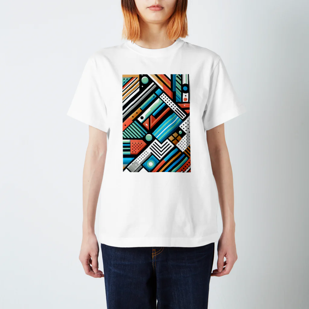 noririnoのVibrant Splash Regular Fit T-Shirt