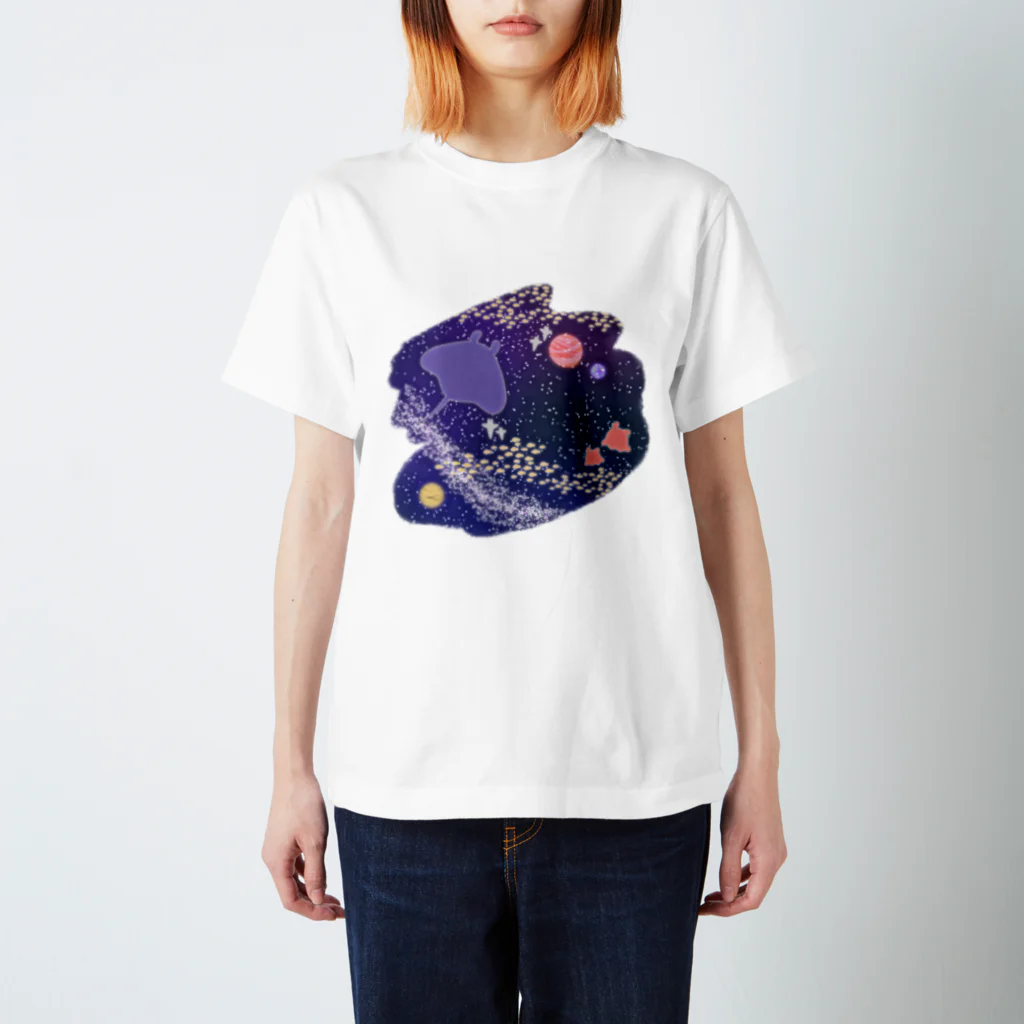 夏とらむねの海と宇宙 スタンダードTシャツ